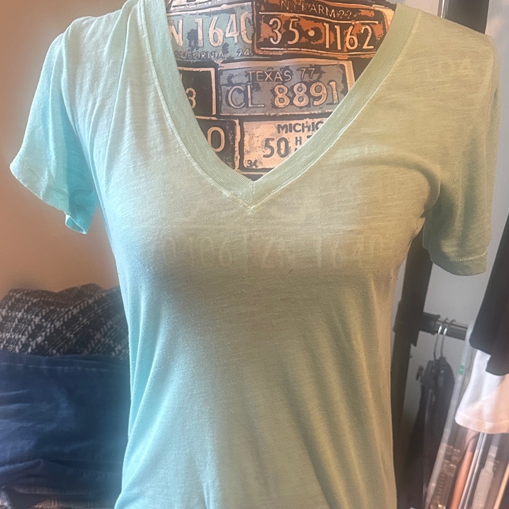 Light blue Victorias Secret v-neck top